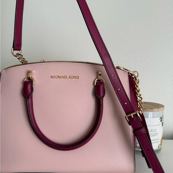 EUC Michael Kors Pink and Purple Satchel Bag *****Bundle****** - Picture 6 of 16
